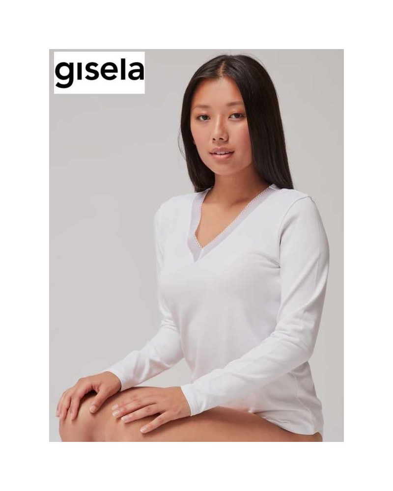 Camiseta mujer manga larga Gisela 0147