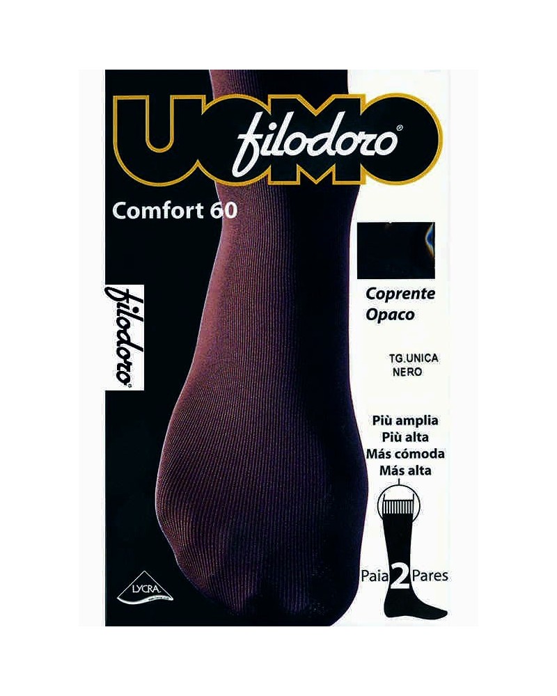 Pack 2 pares calcetines UOMO 60 de Filodoro